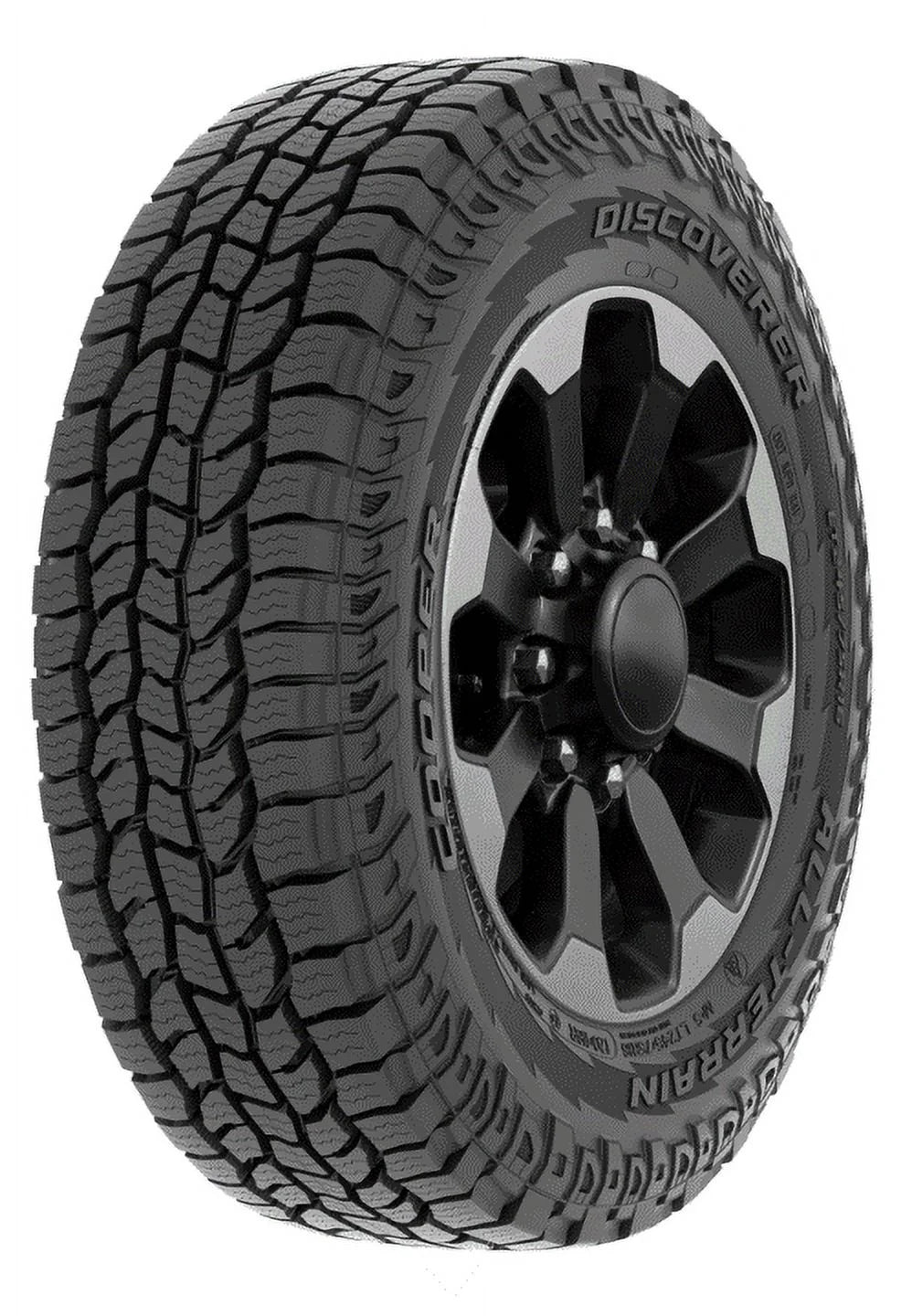 Cooper Discoverer All-Terrain 245/65R17 111T Light Truck & SUV Tire Fits: 2004 Jeep Grand Cherokee Overland, 2019 Jeep Cherokee Trailhawk Elite
