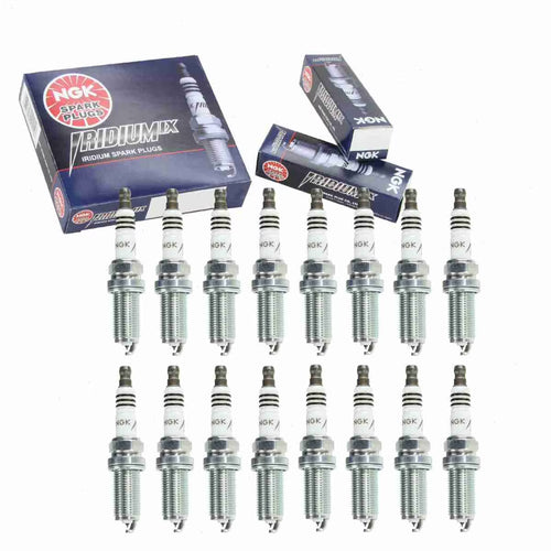 16 Pc NGK Iridium IX Spark Plugs Compatible with Ram 1500 5.7L V8 2011-2024 HEMI V8 Truck