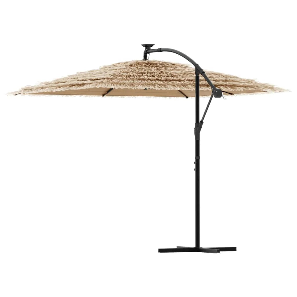 vidaXL Garden Parasol with Steel Pole Umbrella Sunshade Outdoor Patio Beach