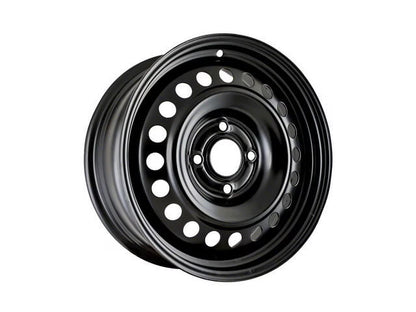 Steel Wheel - Black - 16 x 6.5 Inch - 4 Lug - 20 Hole - Compatible with 2007 - 2012 Nissan Sentra 2008 2009 2010 2011