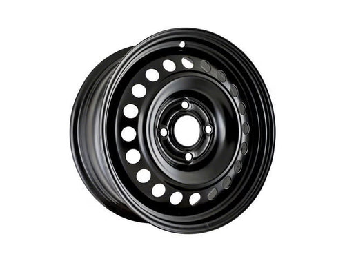 Steel Wheel - Black - 16 x 6.5 Inch - 4 Lug - 20 Hole - Compatible with 2007 - 2012 Nissan Sentra 2008 2009 2010 2011