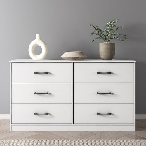 Mainstays Ardent 6 Drawer Dresser, White