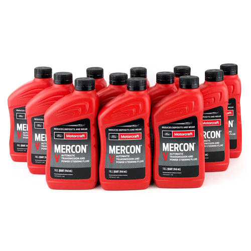 Motorcraft Mercon V Transmission Fluid Case of 12 Quarts Fits select: 2006-2009 FORD F150, 2006-2008 FORD ESCAPE