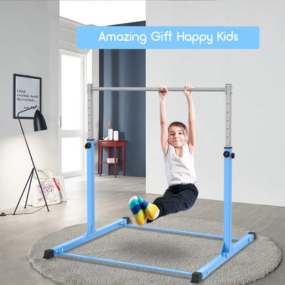 Safly Fun Anti Slip Adjustable Steel Gymnastics Bar, 50 in Width