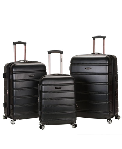 Rockland Luggage Melbourne 3 Piece Hardside Luggage Set, F160