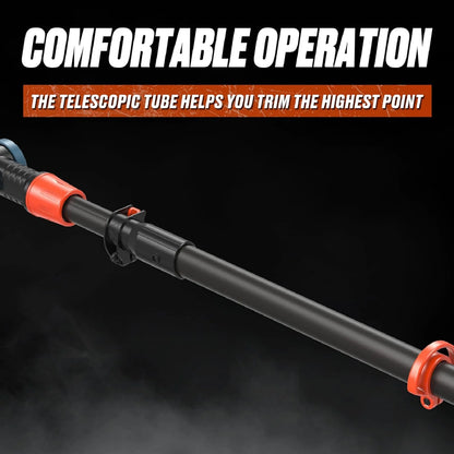 SENIX 20 Volt Max* Cordless Pole Hedge Trimmer 18-Inch Cutting / 21-inch Blade Length with Adjustable Head & Telescoping Shaft, Battery & Charger included, HTPX2-M