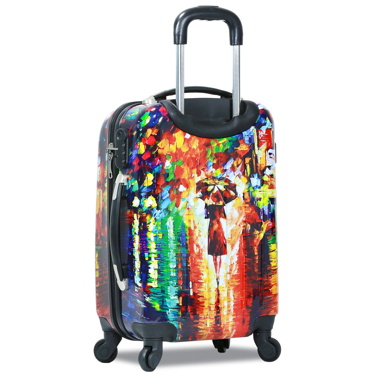 3 Piece Lightweight Hardside Spinner Upright Luggage Set