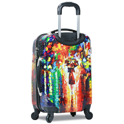 3 Piece Lightweight Hardside Spinner Upright Luggage Set