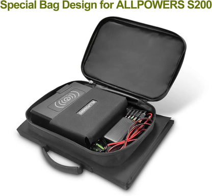 ALLPOWERS 200W Portable Power Station, 154Wh Solar Generator with AC Output, Wireless Charger Power Bank Backup Battery for Camping Emergency