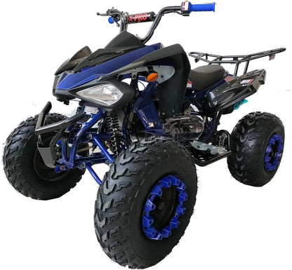 X-Pro Brand New 200cc Gas ATV, Automatic Transmission with Reverse LED Headlights Big 23"/22" Tires