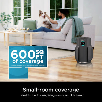 Shark NeverChange Air Purifier, 5-Year HEPA Filter, 600sq. ft. Gray, HP150