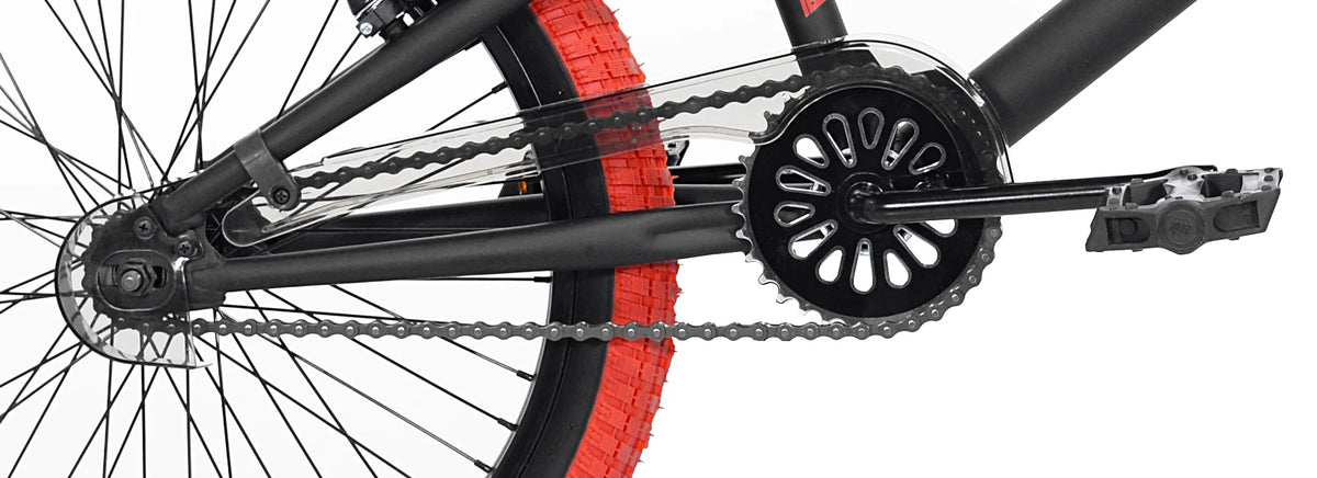 20" Dread Boy's BMX Bike, Black/Red