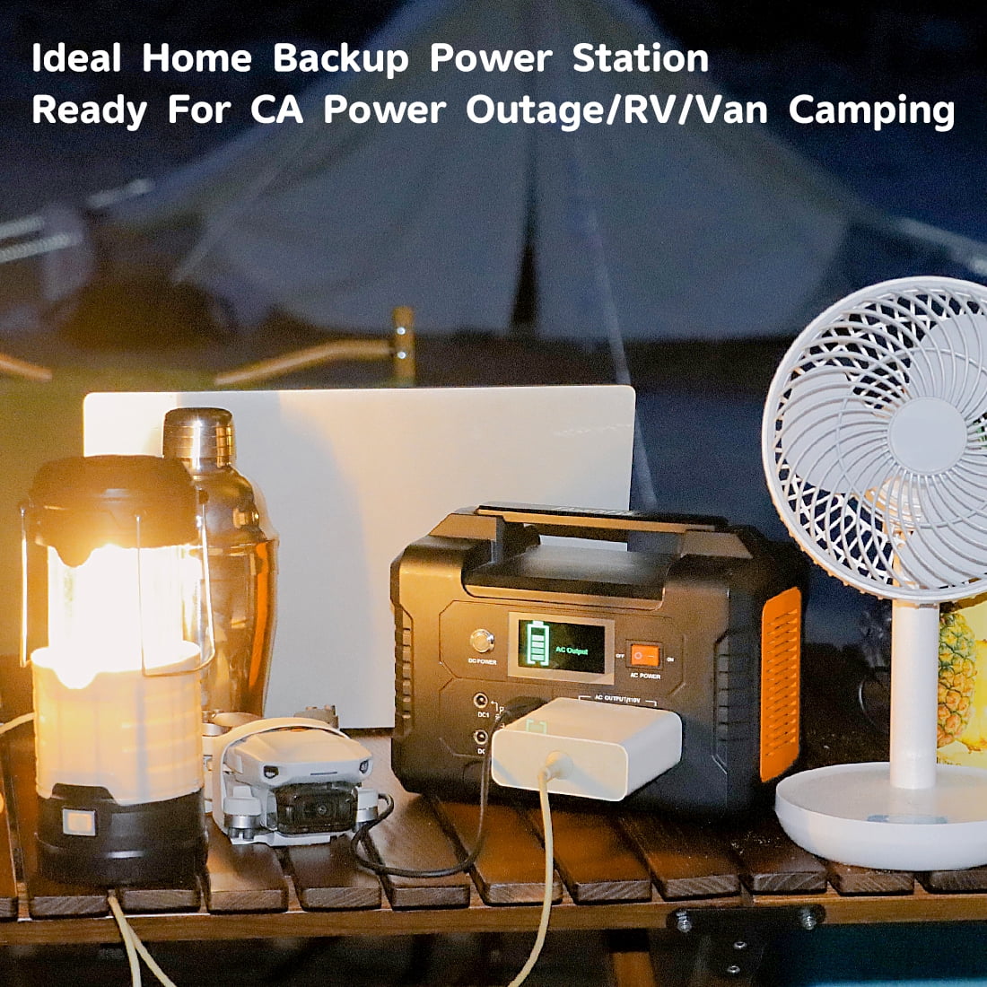 Flashfish 200W Portable Power Station, 40800mAh Solar Generator, Portable Generator for Camping Travel Emergency