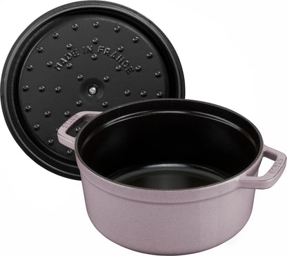Staub Cast Iron 5.5-qt Round Cocotte - Cherry
