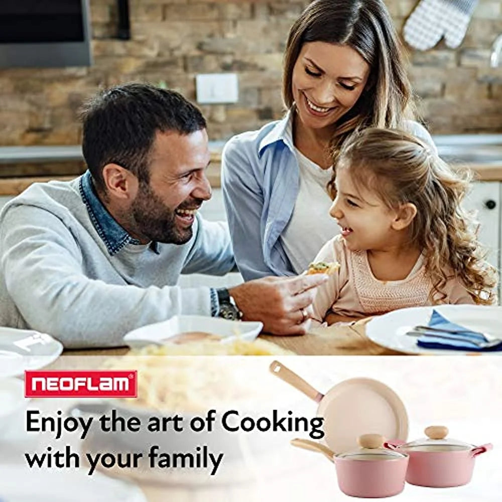 Neoflam Retro 5-Piece Nonstick Ceramic Coating Cookware Set