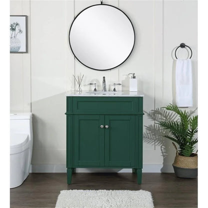 Elegant Kitchen and Bath 30 inch Single bathroom vanity in Grey