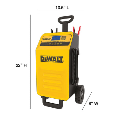 DEWALT DXAEC200 Professional 40-Amp Rolling Battery Charger and 3-Amp Maintainer with 200-Amp Engine Start