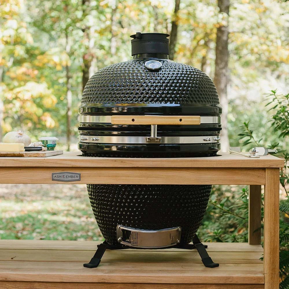 Ash & Ember 18" Kamado Grill Kit, 265 Sq In Cooking Space