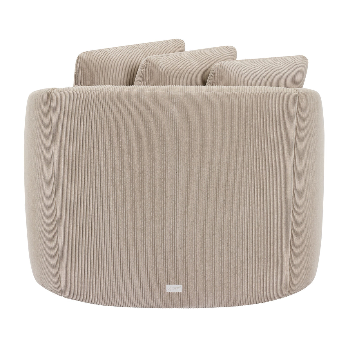Beautiful Drew Accent Chair by Drew Barrymore, Cream Boucle