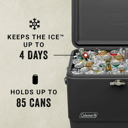 Coleman Reunion™ 54-Quart Steel Belted® Matte Cooler, Midnight