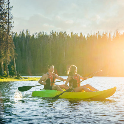 Lifetime Manta 10 ft Tandem Kayak, Yellow, Lime (91071)
