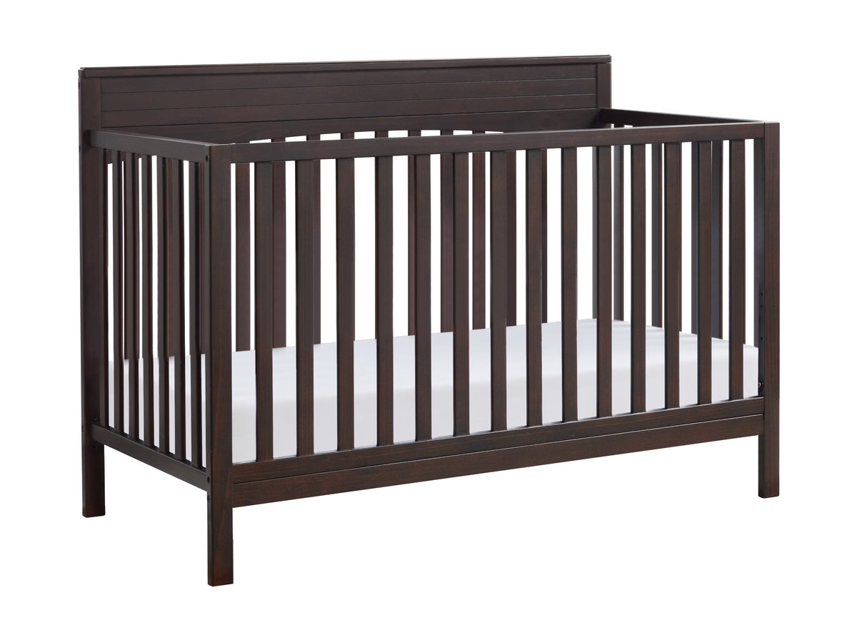 Oxford Baby Harper 4-in-1 Convertible Crib, Dove Gray, GREENGUARD Gold Certified, Wooden Crib