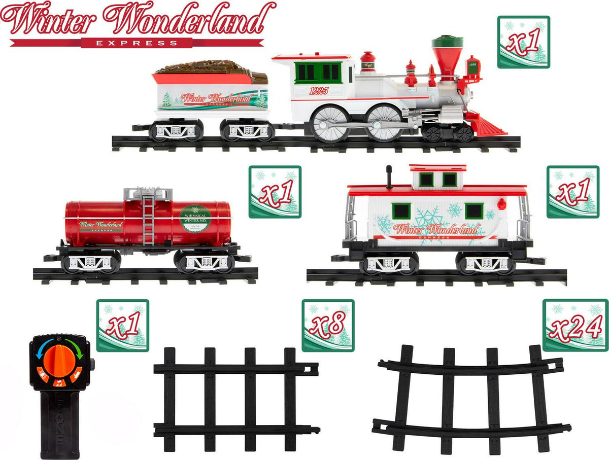 Winter Wonderland Battery Operated Train Set with Remote