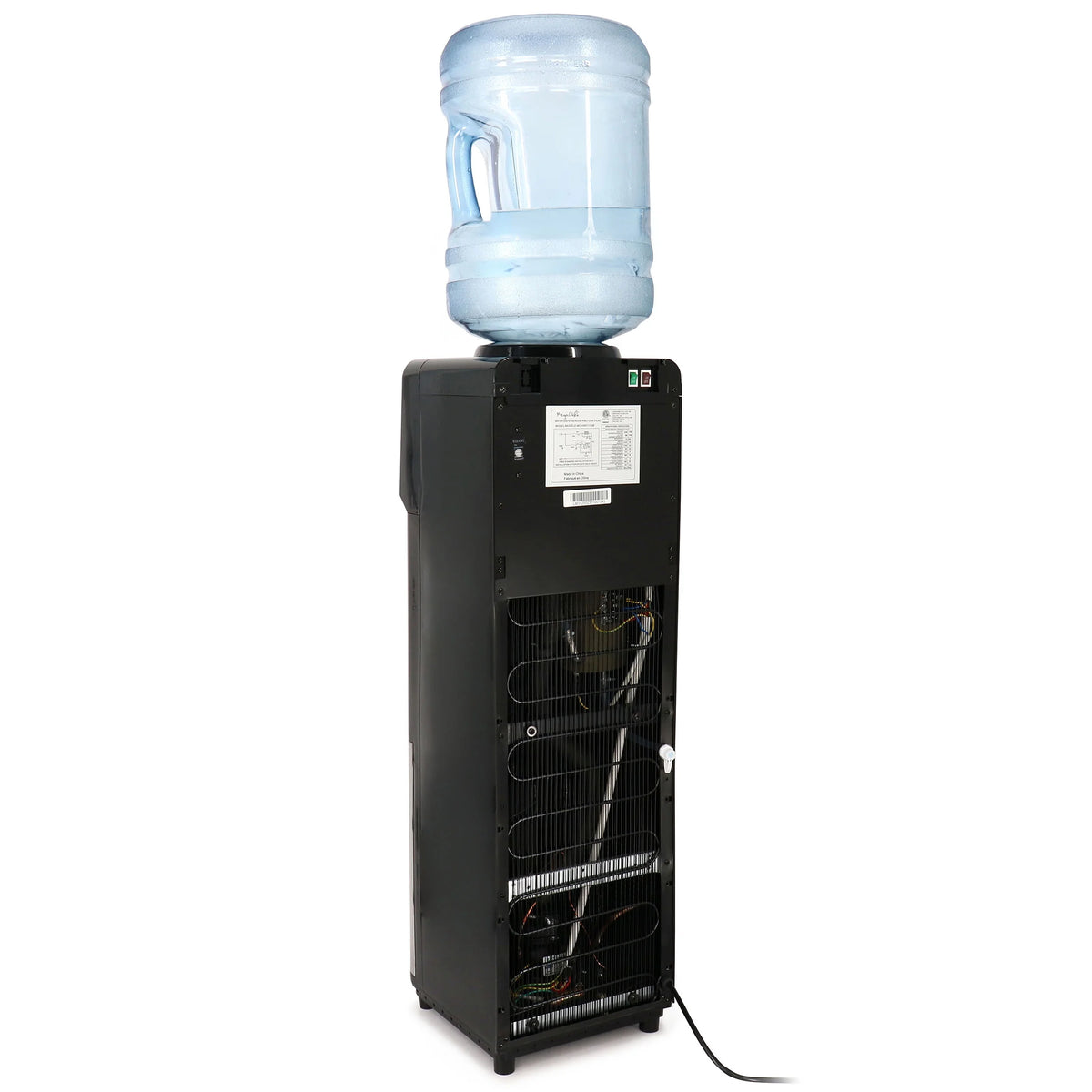 MegaChef Stainless Steel Bottom Load Hot and Cold Water Dispenser 5 Gallon Water Cooler