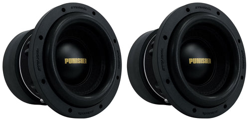 2 Rockville Punisher 8D1 8" 3000w Peak/750w RMS Competition Car Audio Subwoofers