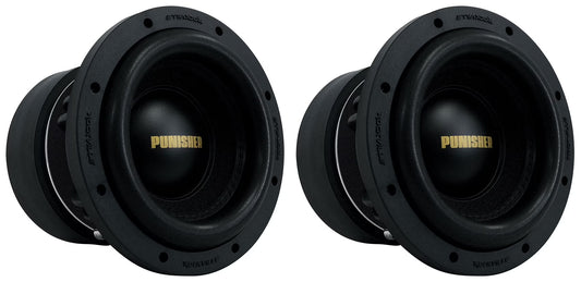 2 Rockville Punisher 8D1 8" 3000w Peak/750w RMS Competition Car Audio Subwoofers