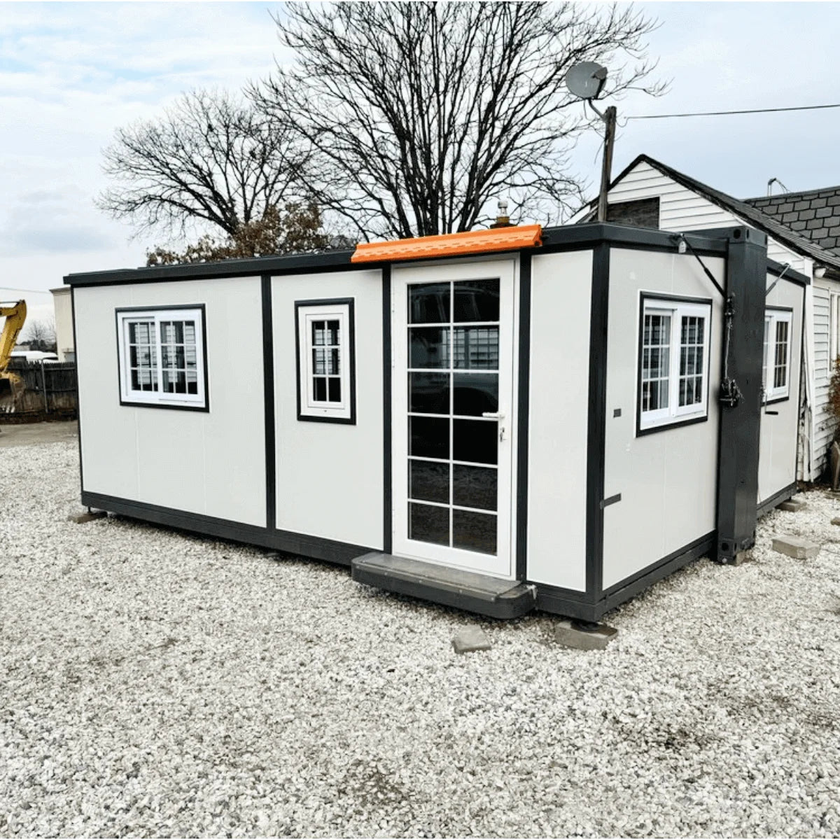 Portable Mobile Expandable Prefab House 15 x 20ft,Exquisitely Designed Modern Villa Prefab House for Live,Work