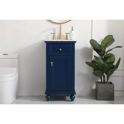 19 inch single bathroom vanity in vintage mint