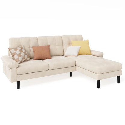 Lofka Sofa Couch with Large Storage Pockets and Soft Seats,Modern Loveseat Sofa for Apartment, Office, Bedroom,Deep Gray