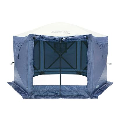 CLAM Quick-Set Pavilion 12.5 x 12.5' Portable Outdoor Canopy Shelter, Green