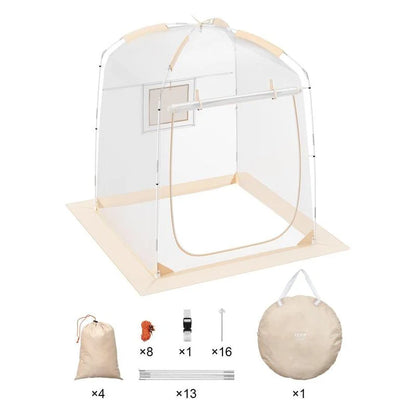 VEVOR Sports Tent Instant Tent Shelter Weather Proof 1 Person Clear Bubble Tent