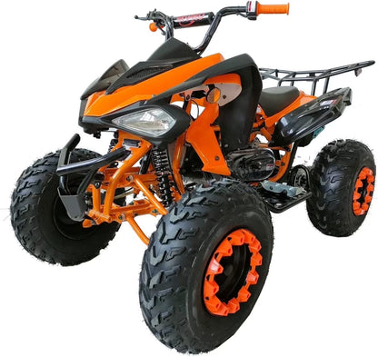 X-Pro Brand New 200cc Gas ATV, Automatic Transmission with Reverse LED Headlights Big 23"/22" Tires