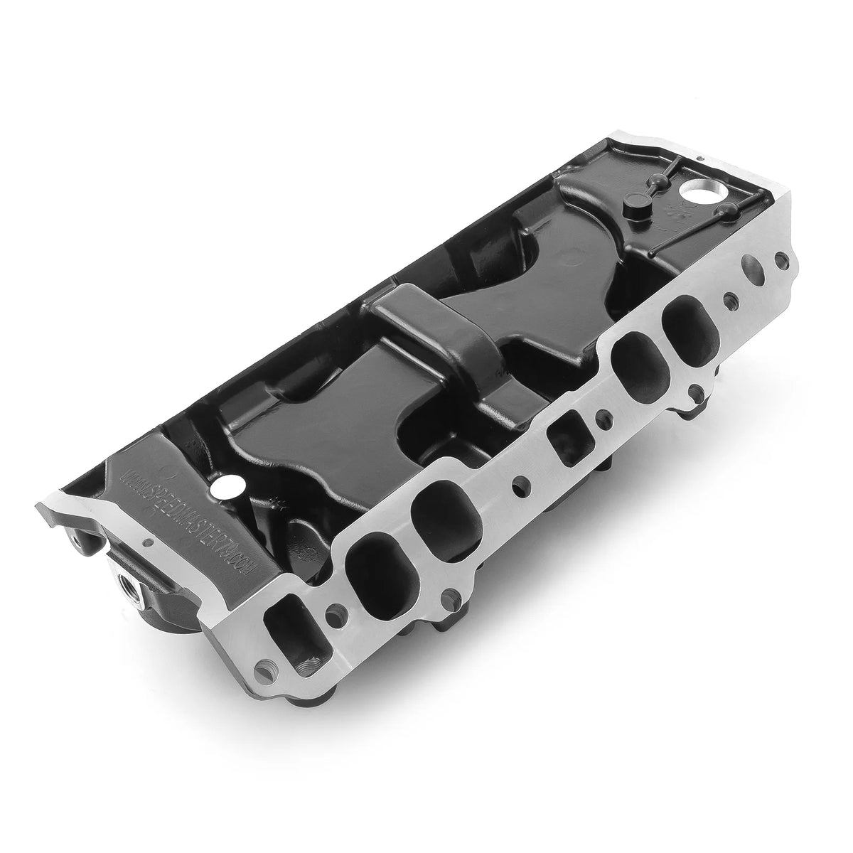 Speedmaster 1-147-018 Compatible with Chevy BBC 454 Oval Port LowRise Aluminum Intake Manifold [Black]
