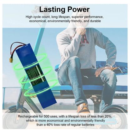 36V 7800mAh Electric Scooter Battery Compatible with Hover-1 Journey Electric Scooter, High Capacity Rechargeable Li-ion Battery, Size: 11.41 x 2.75 x 1.37 inch