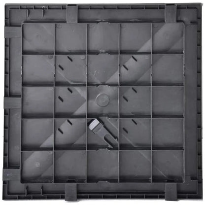 TentandTable Black Sparkle Portable Commercial Dance Floor - Indoor & Outdoor, 9 ft x 9 ft