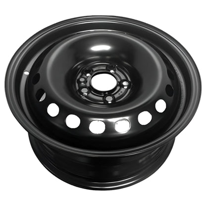 For 2013-2016 Dodge Dart 16 Inch Painted Black Rim - OE Direct Replacement - Road Ready Car Wheel