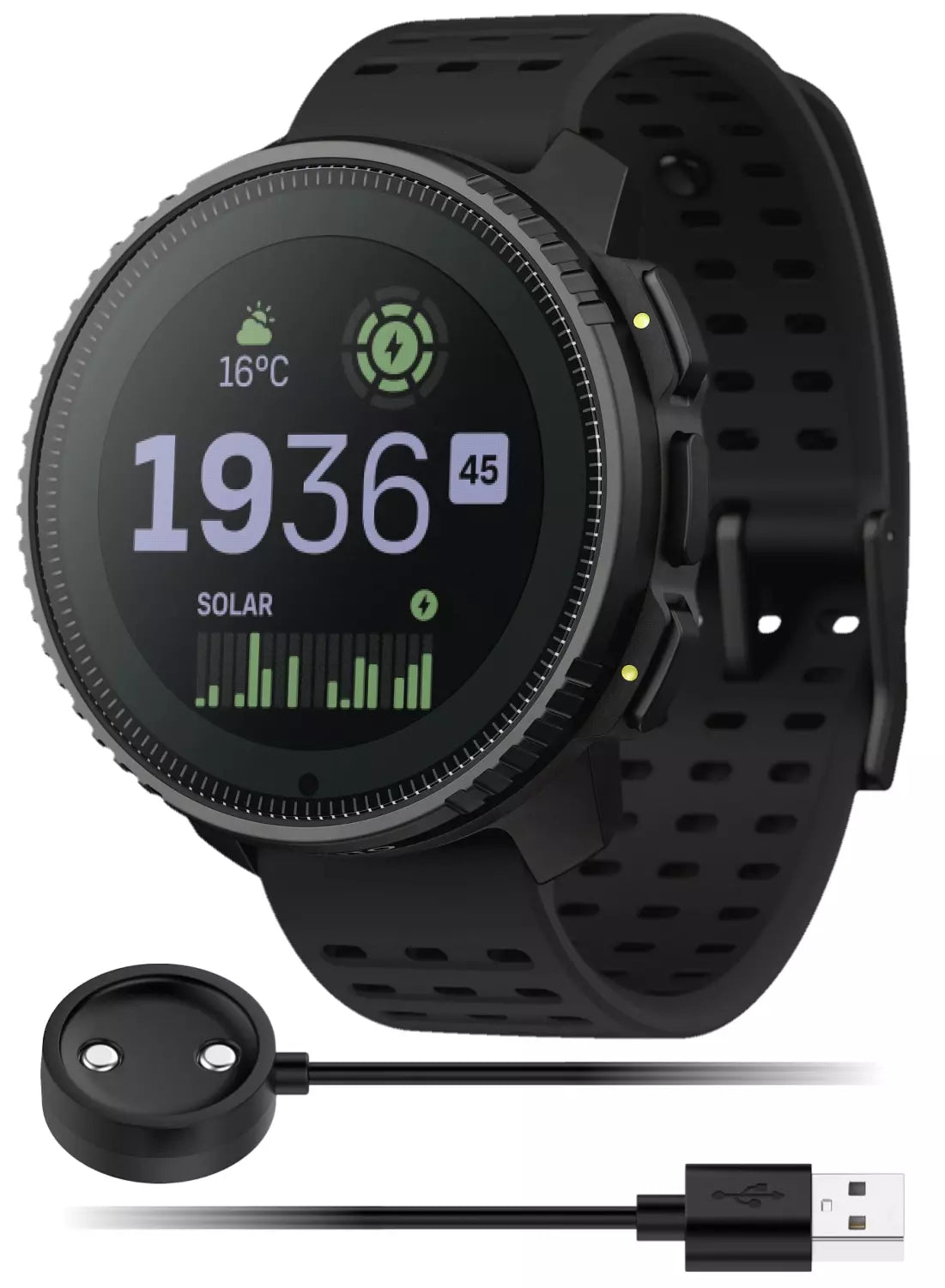 Suunto Vertical Watch, All Black, One Size