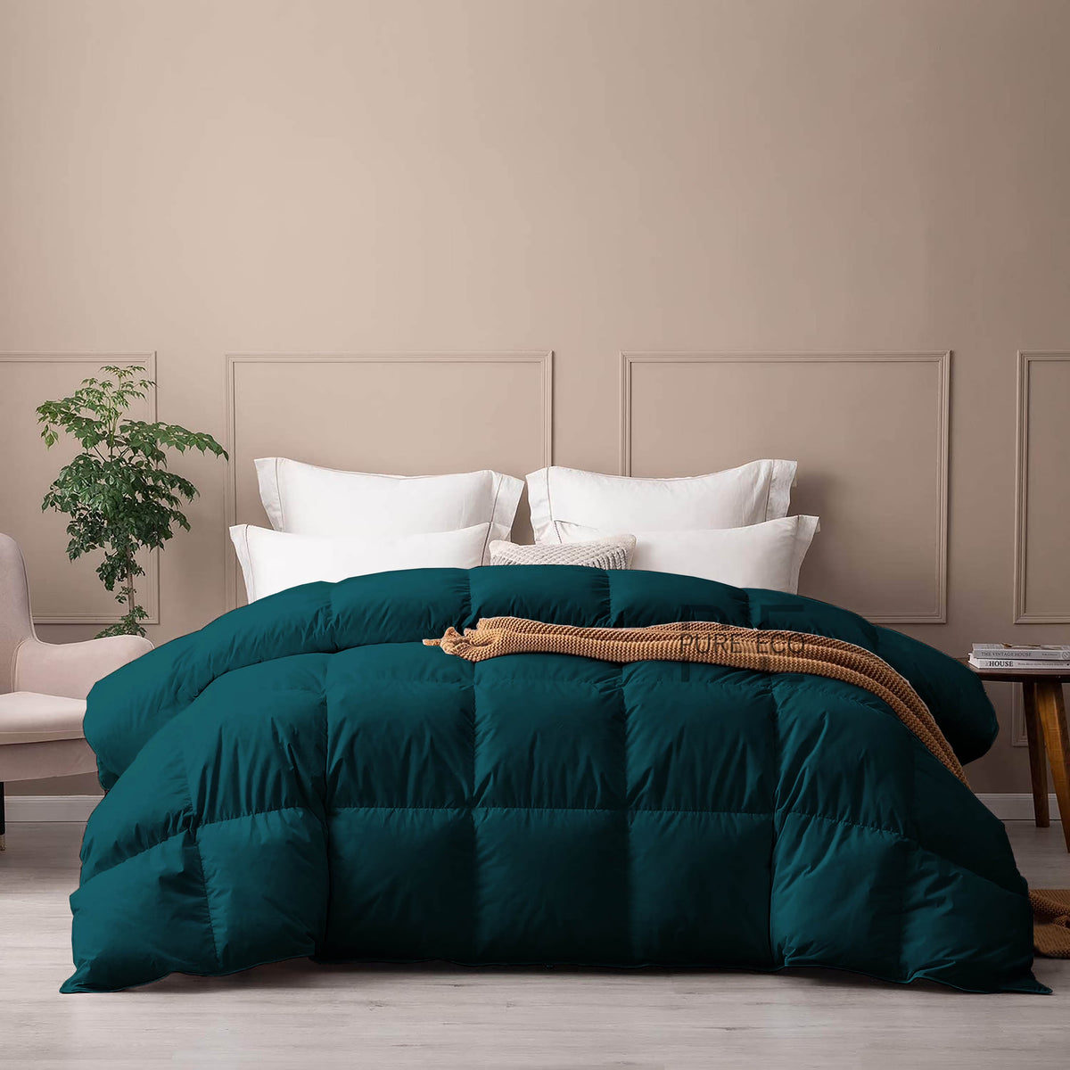 Ayanshi Hotel Bedding Comforter Twin Size, Duvet Insert, Quilted Comforter with Corner Tabs, All Season Lightweight Quilt, Down Alternative Hotel Comforter Twin Size 68X90 Baby Pink