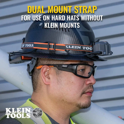 Klein Tools Karbn Hard Hat, Gray And Silver And Turbo Fan Set