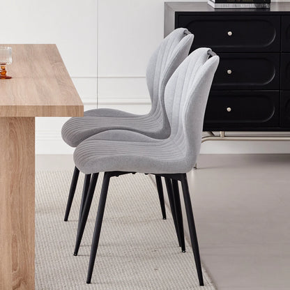 5pcs Rectangle Dining Table Chairs Set for 4, 63" Farmhouse Wood Kitchen Table with 4 Upholstered Mid Century Modern Boucle Chairs for Dinner, Living Dining Room, Apartment, Beige