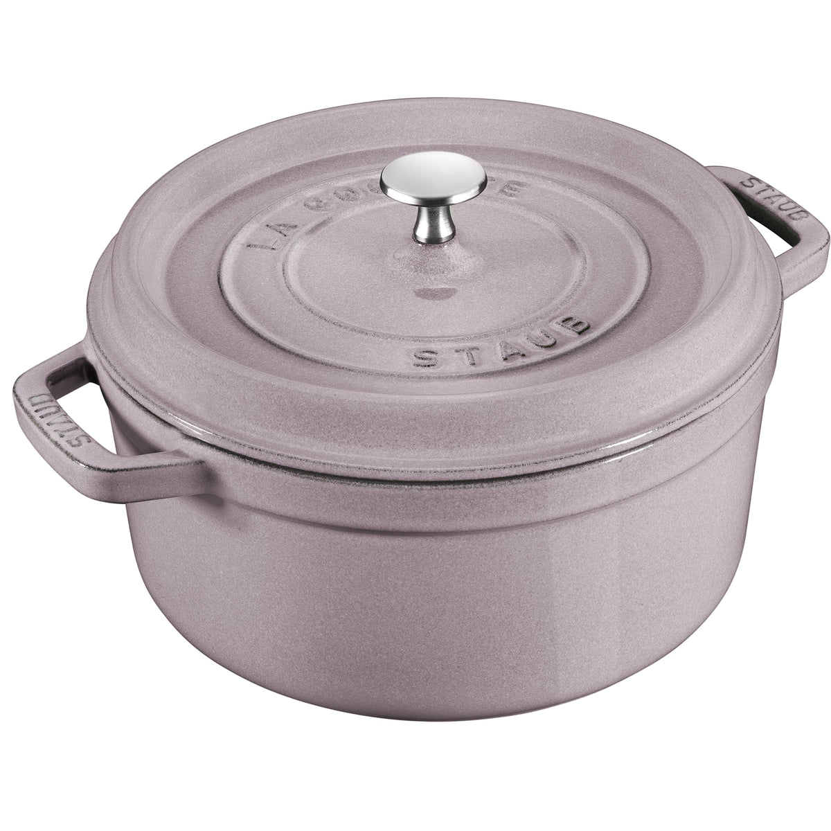 Staub Cast Iron 5.5-qt Round Cocotte - Cherry