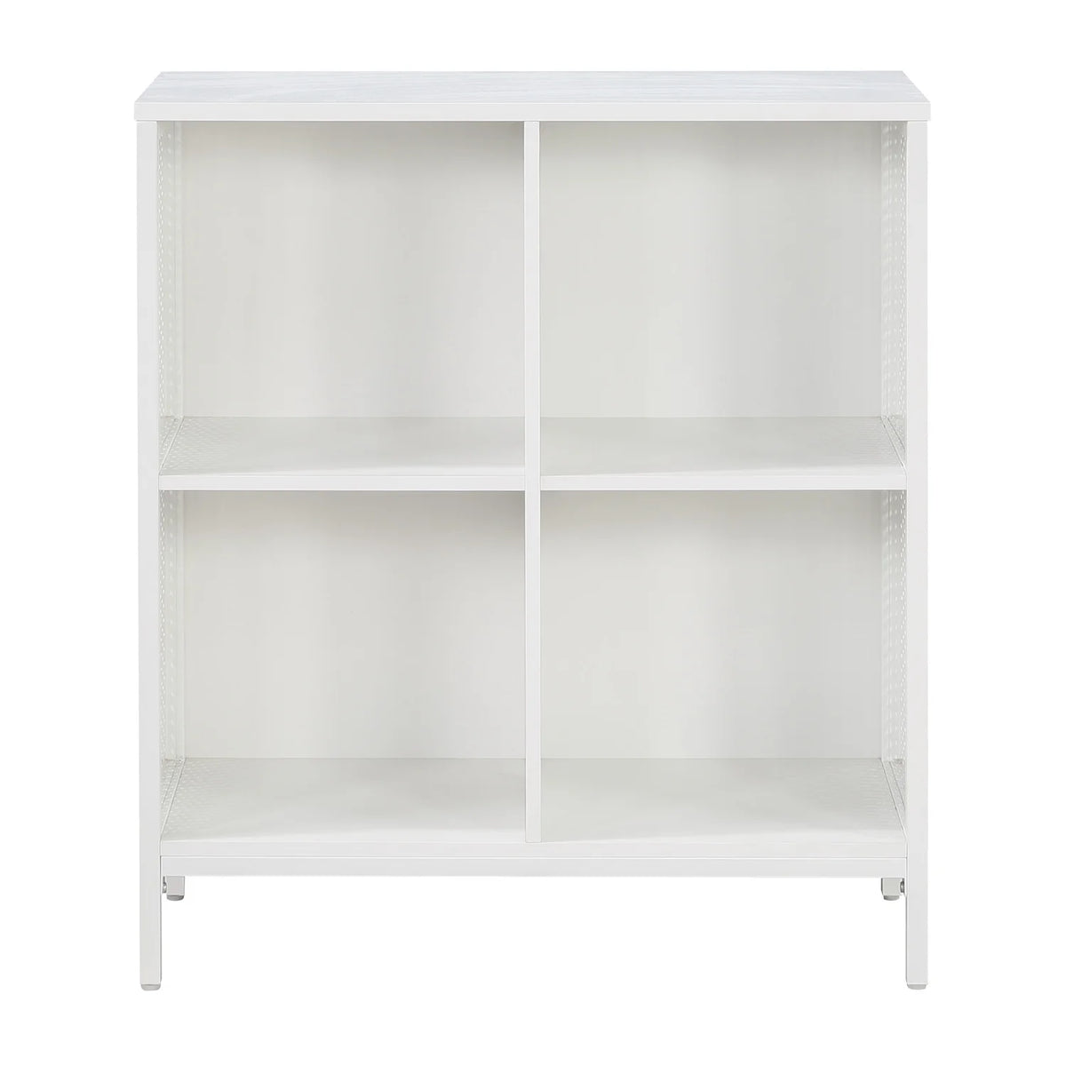 OSP Home Furnishings Ace 4 Cube Storage/Bookcase Engineered Wood in River Oak Finish