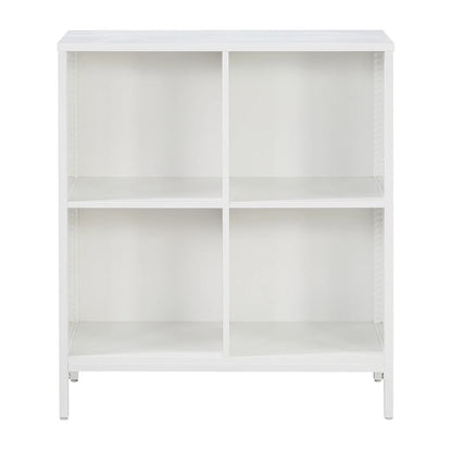 OSP Home Furnishings Ace 4 Cube Storage/Bookcase Engineered Wood in River Oak Finish
