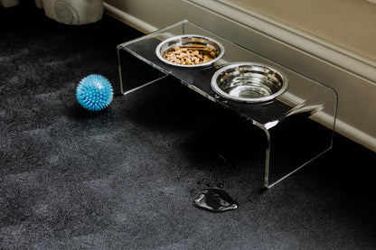 G-Floor 7.5' x 17' Vinyl Levant Pet Friendly Carpet Protector for Dogs & Cats - Midnight Black