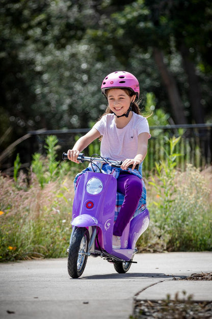 Razor Pocket Mod Miniature Euro-Style Electric Scooter - Kiki Purple. up to 15 mph. for Teen 13+