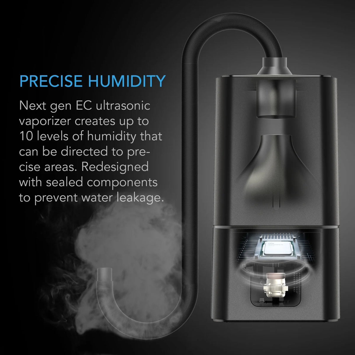 AC Infinity CLOUDFORGE T7, Plant Humidifier 15L with VPD and Humidity Controller, Detachable Piping, Indoor Room Humidifier with Redesigned No-Leak Seal for Grow Tents, Grow Rooms & Greenhouses
